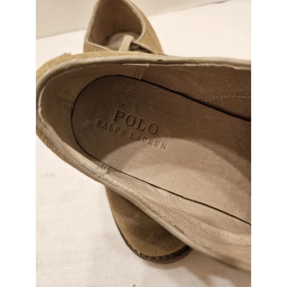Polo Ralph Lauren Barton Buck Boys Size 6(women Sz 8) Suede Oxford Shoes‎ Preppy